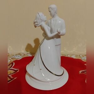 LENOX Bliss White Wedding Cake Topper